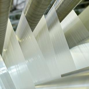 rolls of polyethylene film for packaging